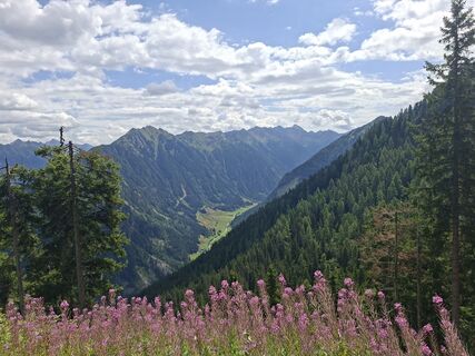 Photo de Franziska Mosebach le long du parcours