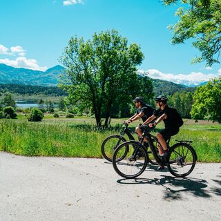 Radfahrer auf Tour