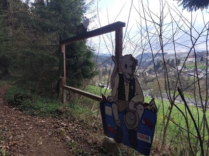 Foto von Barbara Galle entlang der Tour