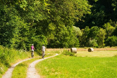 Radfahrer im Rurtal