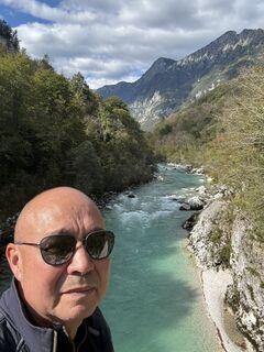 Photo de Joe Papadopoulos le long du parcours