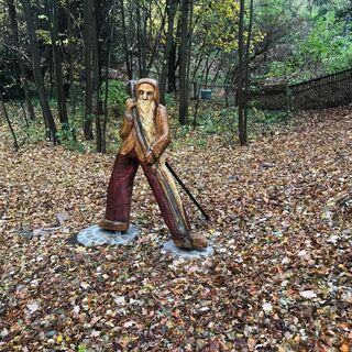 Der Einsiedler am Erlebnisweg "Sagenhafter Mühlberg"