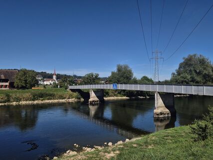 Foto von Markus Christen entlang der Tour