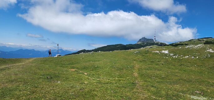 Foto von Barbara Turi entlang der Tour