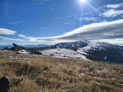 Foto de Christian Menhard a lo largo del recorrido