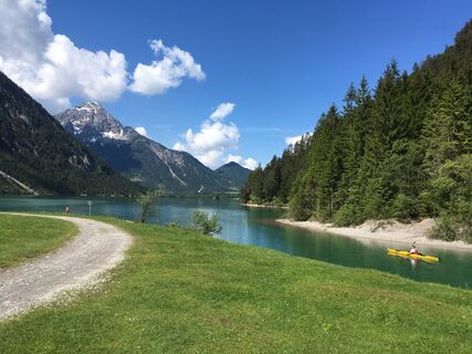 Am Heiterwanger See, Blick auf Thaneller
