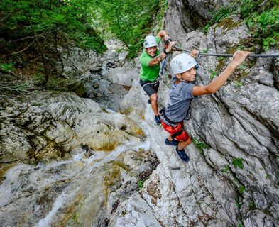 Rotschitza Klamm Klettersteig
