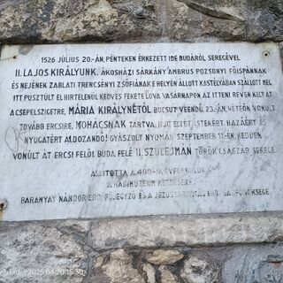 König Ludwig II. auf dem Weg nach Mohács, Érd-Ófalu