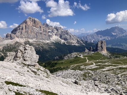 Foto von Marilena Locatelli entlang der Tour