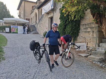 Foto de Helmut Meier a lo largo del recorrido
