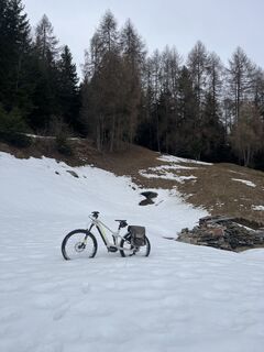 Foto von Fiorenzo Salvi entlang der Tour