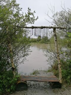Foto von Dagmar Hofer entlang der Tour