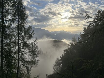 Foto von Elisabeth Stögmüller entlang der Tour