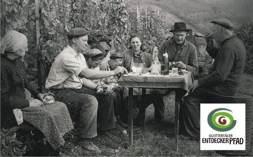 Historisches Bild aus den Glottertäler Weinbergen