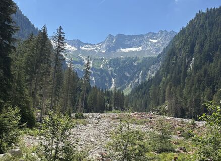 Foto de Edi Schwaiger a lo largo del recorrido