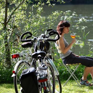 Wein und Fahrrad
