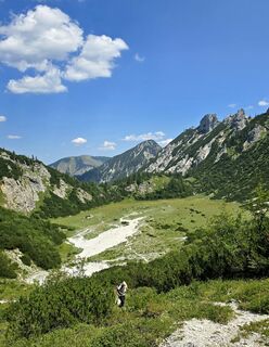 Foto von Veronika Strauss entlang der Tour