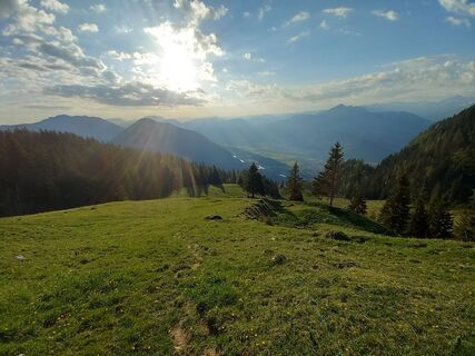 Photo de Anja Greiderer le long du parcours
