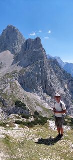 Fotografia z Stane Korošec na trase