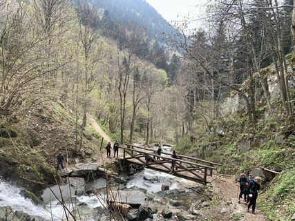 Photo de Toni Lerda le long du parcours