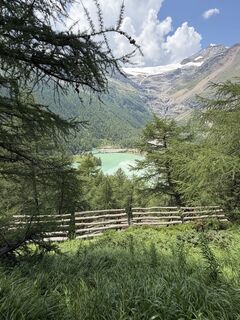 Foto von Astrid entlang der Tour