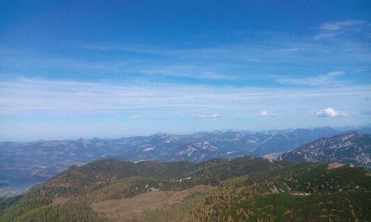 Blick Richtung Salzkammergut