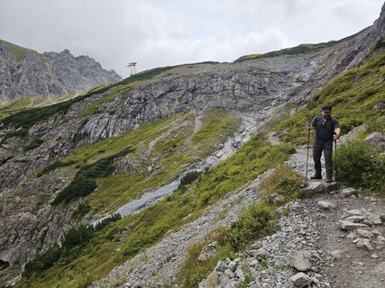 Fotografia z Carla Steegs na trase