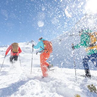 Schneeschuhwanderung Silvrettasee