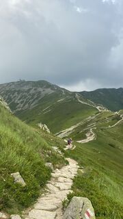 Photo de Miłosz Wierzowiecki le long du parcours
