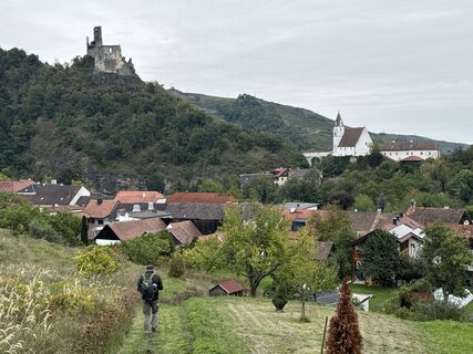 Foto de Helmut Schellmann a lo largo del recorrido