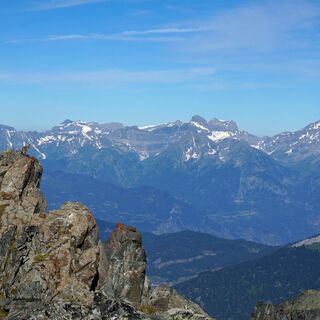 Großartiger Blick vom Gipfel der Via Ferrata