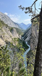 Foto von Sabrina Seidner entlang der Tour