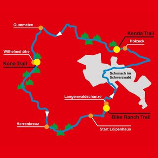 Flow Trail Rundstrecke Schonach