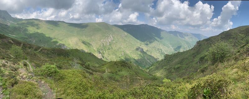 Foto von Toni Lerda entlang der Tour
