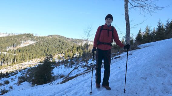 Blick Richtung Futterkogel