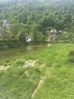 Zdjęcie z Céline Croco wzdłuż trasy