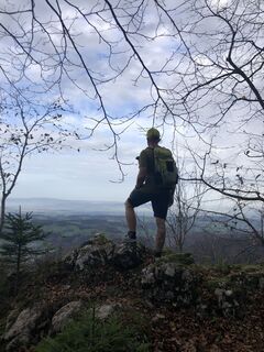 Foto von Carina Pfeiffer entlang der Tour