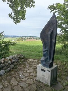Foto von Christine Arnold entlang der Tour