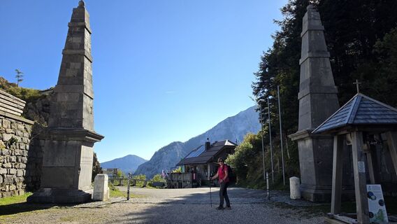 Foto von Franci Setnikar entlang der Tour