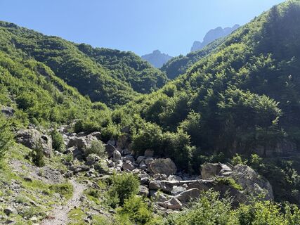 Photo de Hanni Krieger le long du parcours
