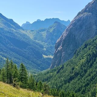 Abstieg ins Fleons Valley