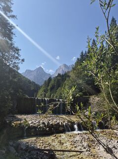 Foto von Evi Strieß entlang der Tour