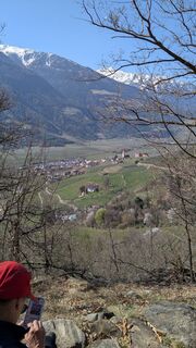 Foto de Klaus Diepold a lo largo del recorrido