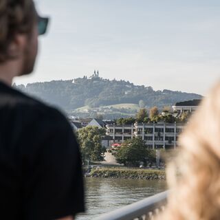 Linz Blick auf Pöstlingberg