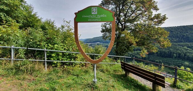 Kreuzkapelle Wiesensteig Aussichtsrahmen