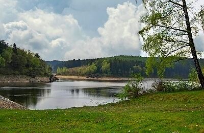 Am Ufer der Kalltalsperre