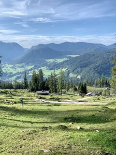 Photo de L.N. le long du parcours