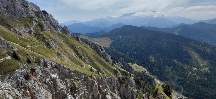 Photo de Stane Korošec le long du parcours