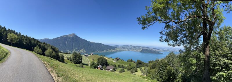 Foto von Jeannette Megert entlang der Tour