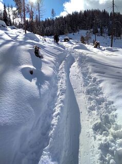 Foto von G.A. entlang der Tour